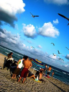 Beach, by Scarleth White